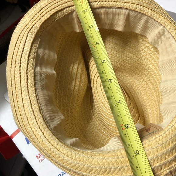 Beautiful tropical boat cap paper fisherman’s hat one size excellent condition - Picture 6 of 13